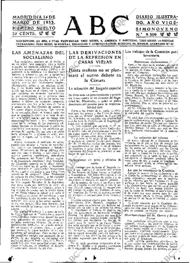 ABC MADRID 14-03-1933 página 15