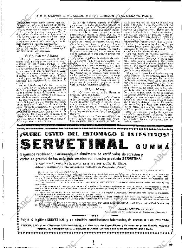 ABC MADRID 14-03-1933 página 32