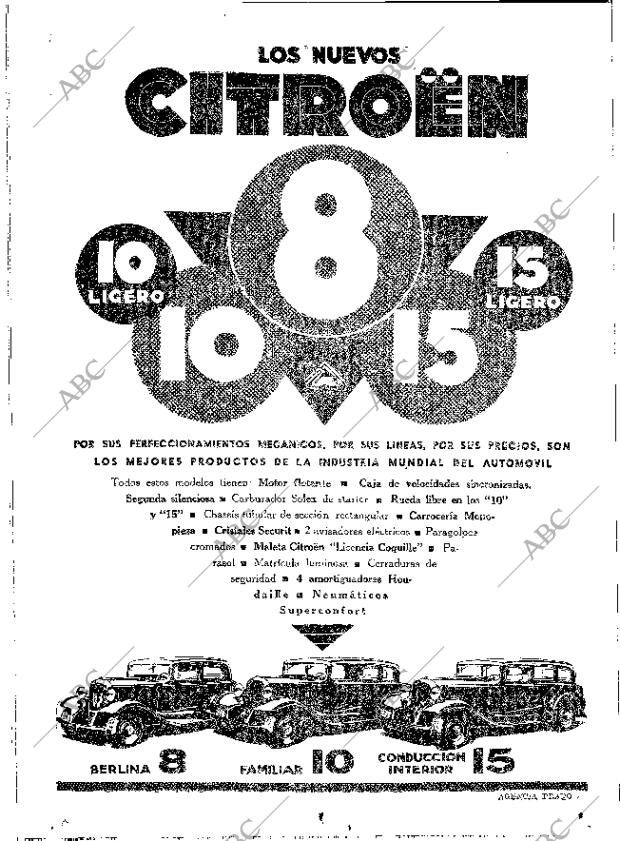 ABC MADRID 14-03-1933 página 34