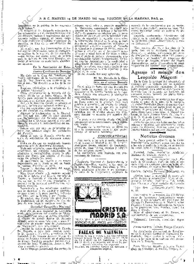 ABC MADRID 14-03-1933 página 42