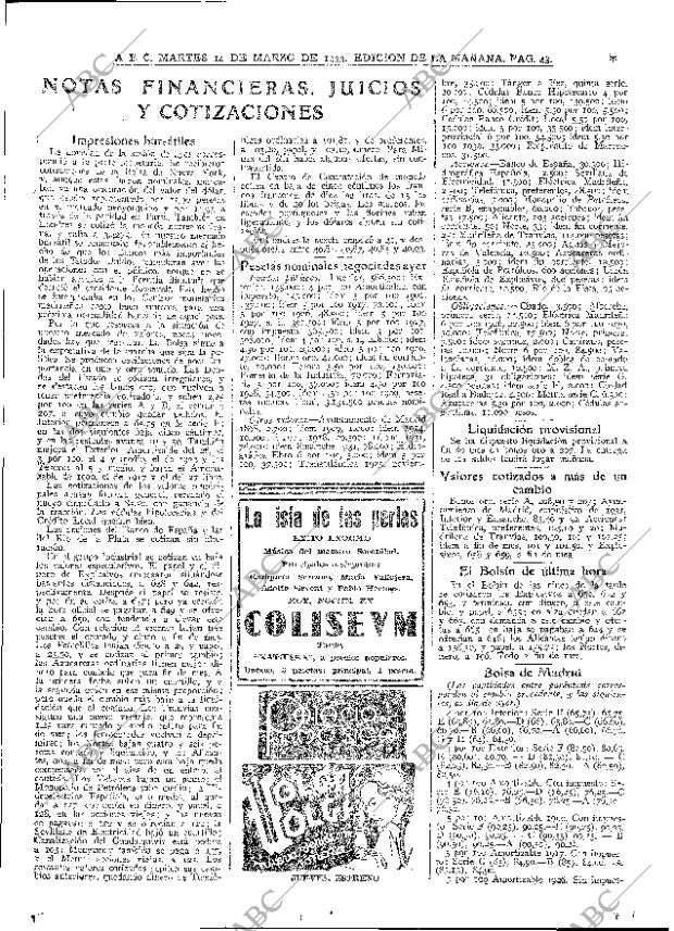ABC MADRID 14-03-1933 página 43