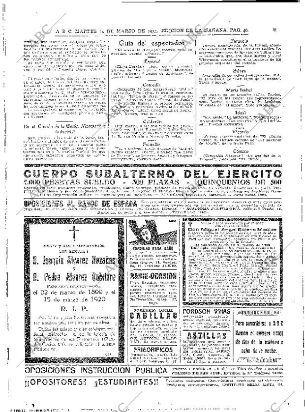 ABC MADRID 14-03-1933 página 46