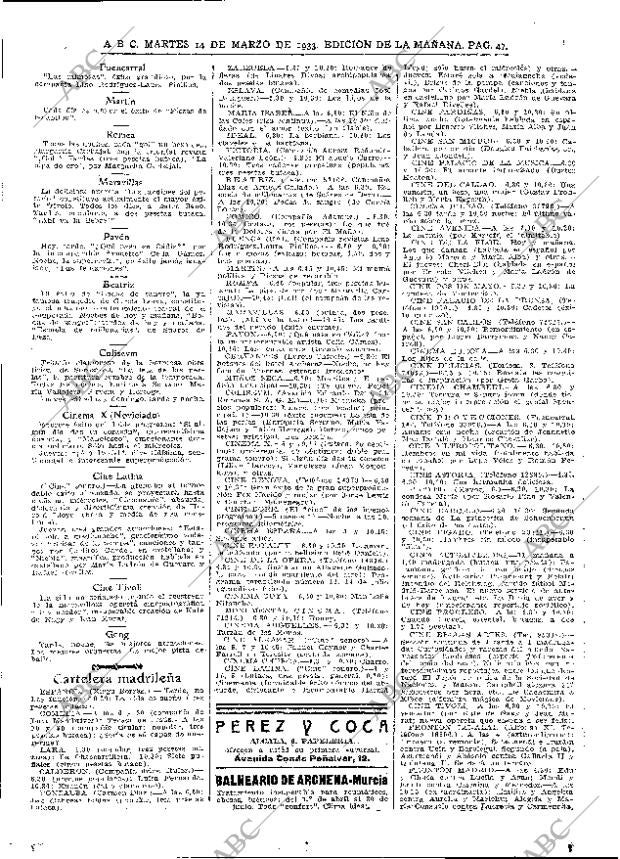 ABC MADRID 14-03-1933 página 47