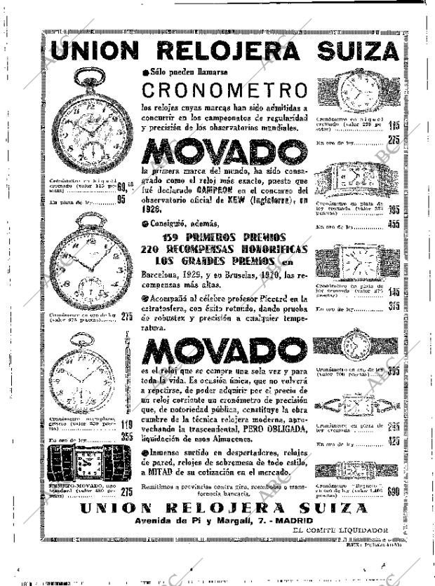 ABC MADRID 15-03-1933 página 14