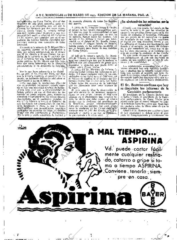 ABC MADRID 15-03-1933 página 18