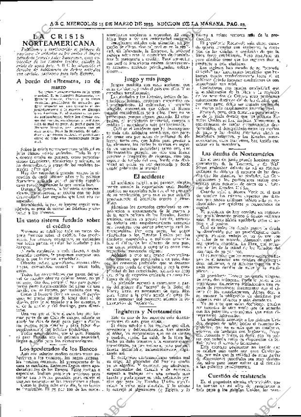 ABC MADRID 15-03-1933 página 23