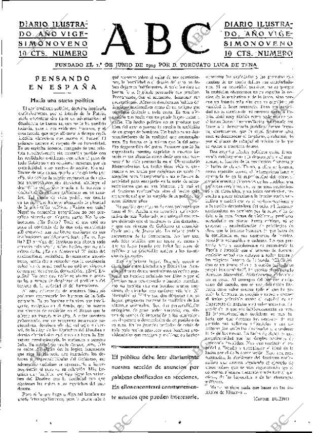 ABC MADRID 15-03-1933 página 3