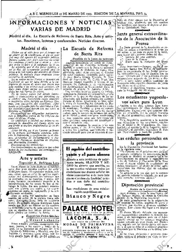 ABC MADRID 15-03-1933 página 35