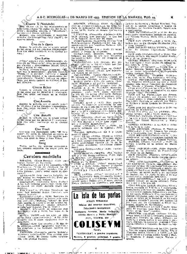 ABC MADRID 15-03-1933 página 44