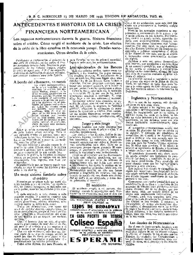 ABC SEVILLA 15-03-1933 página 21