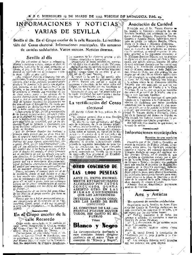 ABC SEVILLA 15-03-1933 página 23