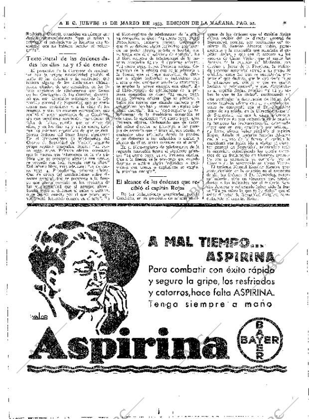 ABC MADRID 16-03-1933 página 22