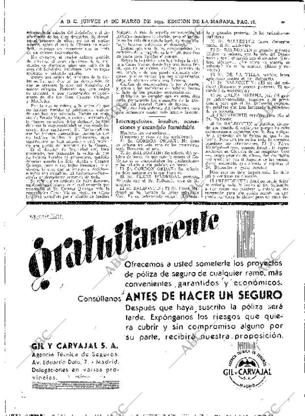 ABC MADRID 16-03-1933 página 28