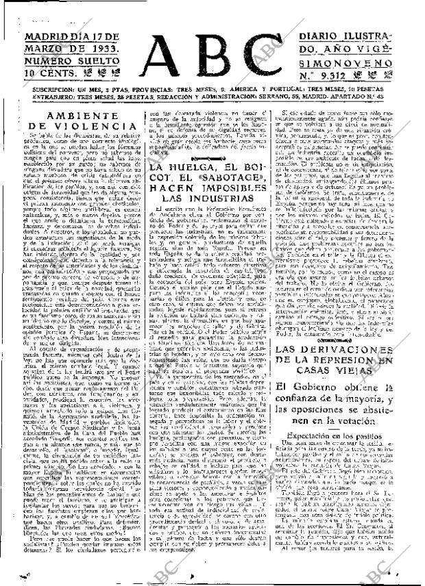 ABC MADRID 17-03-1933 página 17