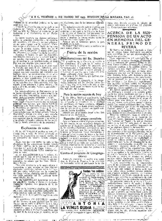 ABC MADRID 17-03-1933 página 26