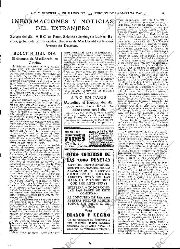 ABC MADRID 17-03-1933 página 31