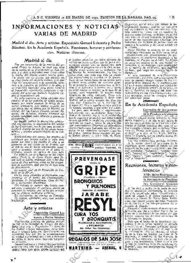 ABC MADRID 17-03-1933 página 35