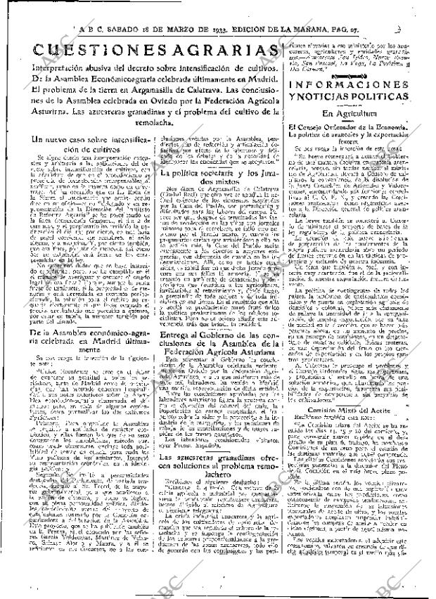 ABC MADRID 18-03-1933 página 27