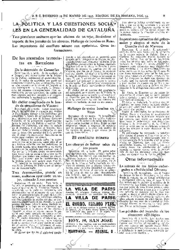 ABC MADRID 19-03-1933 página 13