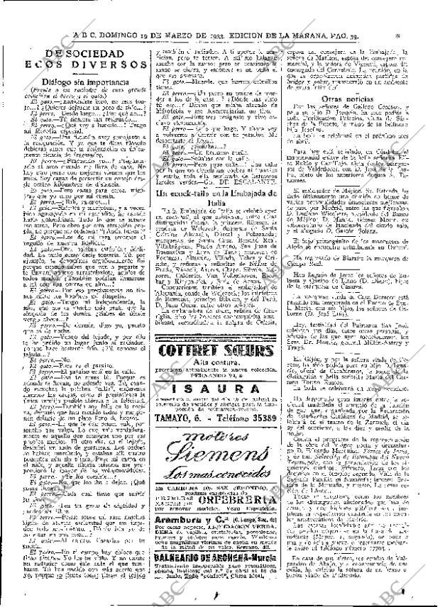 ABC MADRID 19-03-1933 página 17