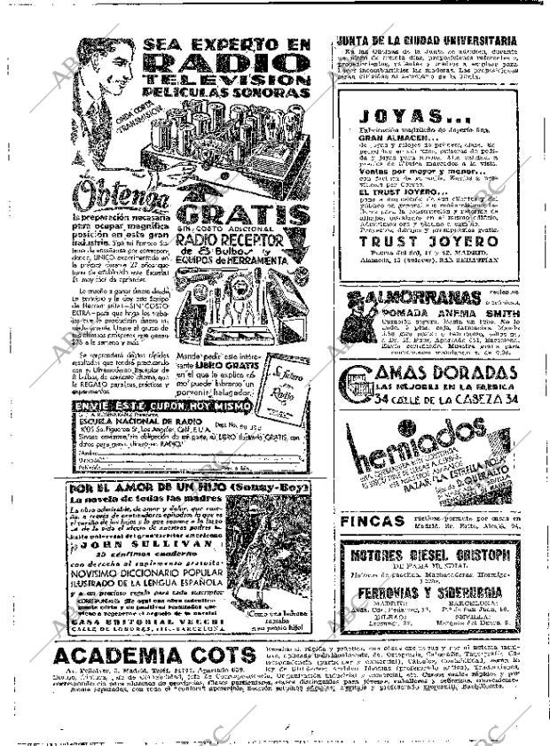 ABC MADRID 19-03-1933 página 40