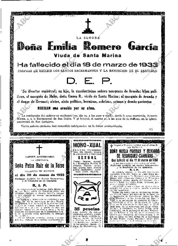 ABC MADRID 19-03-1933 página 45