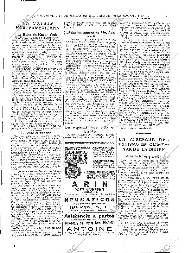 ABC MADRID 21-03-1933 página 17