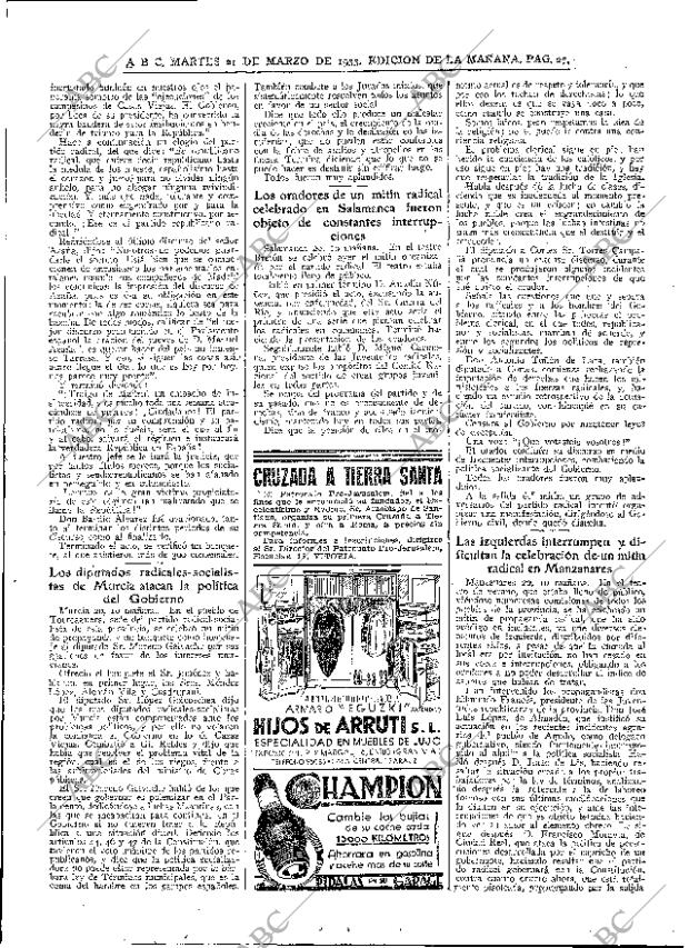 ABC MADRID 21-03-1933 página 27