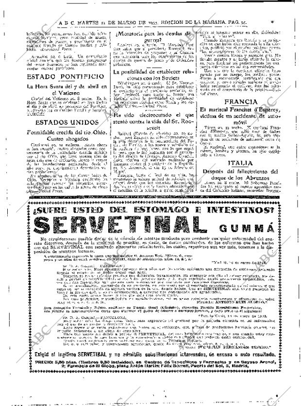 ABC MADRID 21-03-1933 página 34