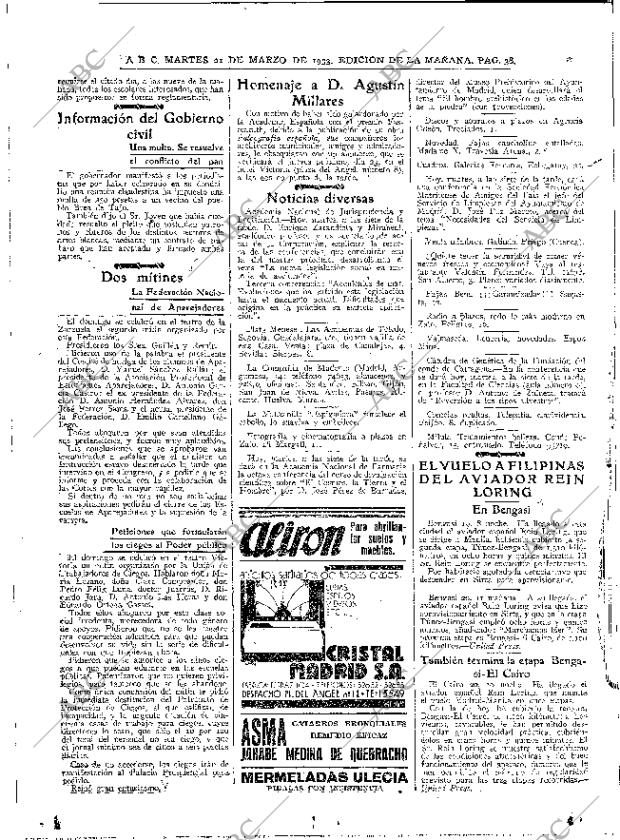 ABC MADRID 21-03-1933 página 38