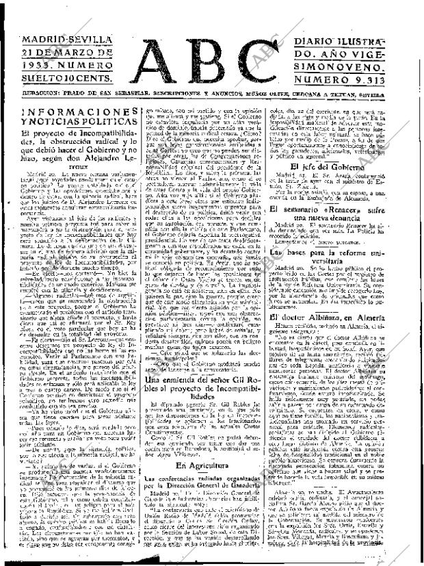 ABC SEVILLA 21-03-1933 página 15