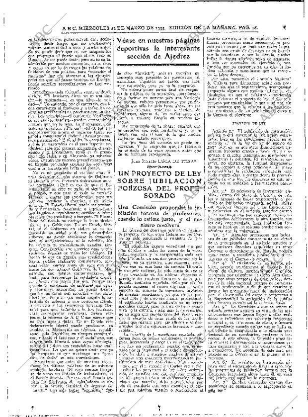 ABC MADRID 22-03-1933 página 18