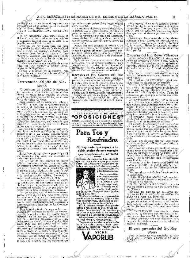 ABC MADRID 22-03-1933 página 22