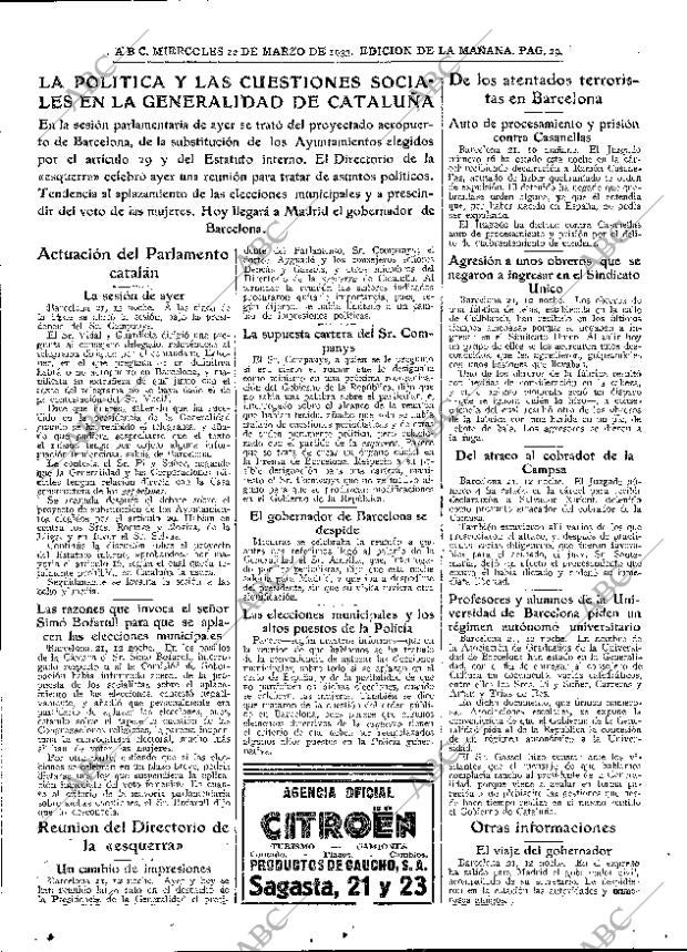 ABC MADRID 22-03-1933 página 29