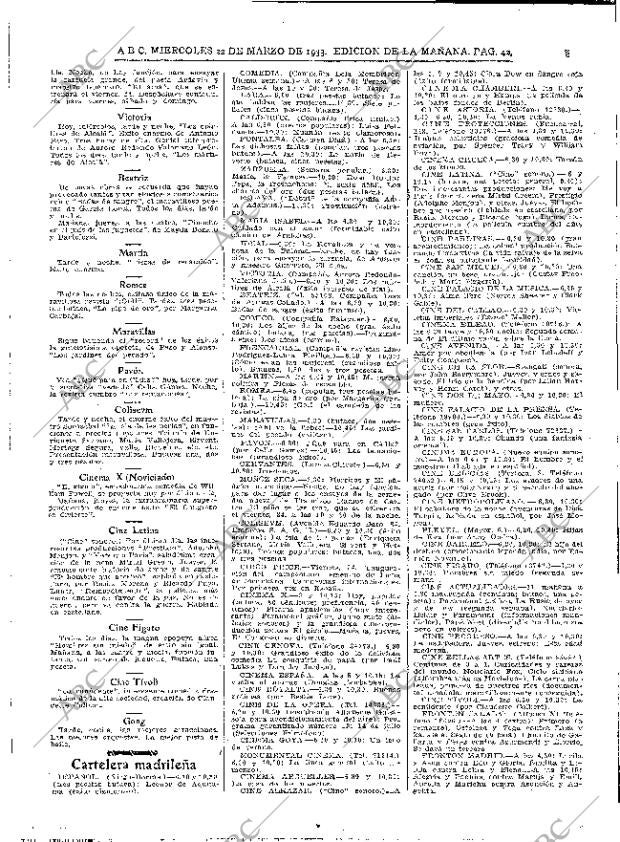 ABC MADRID 22-03-1933 página 42