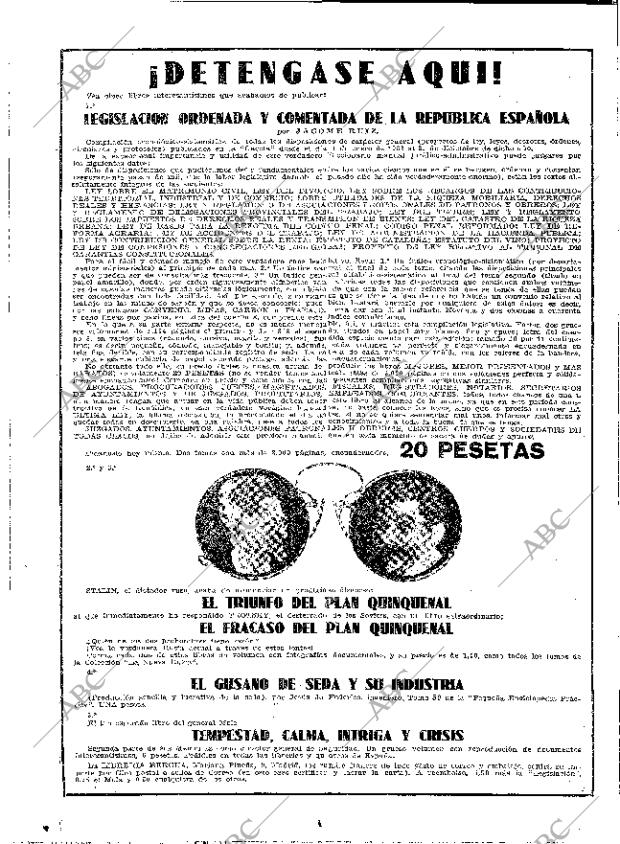 ABC MADRID 23-03-1933 página 20