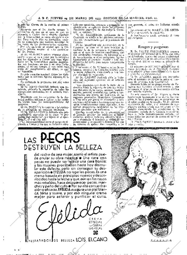 ABC MADRID 23-03-1933 página 22