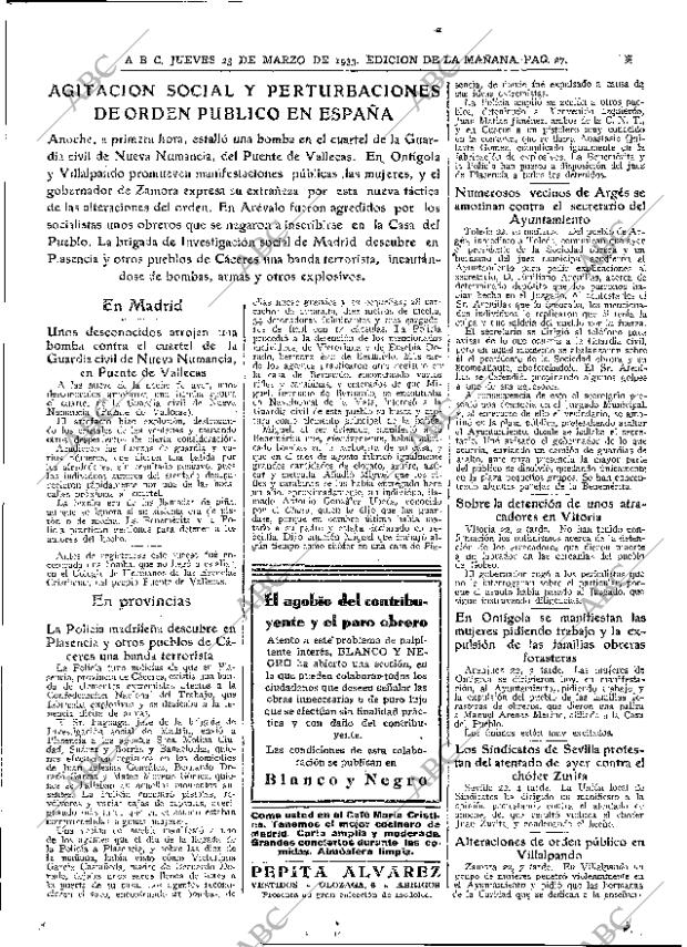 ABC MADRID 23-03-1933 página 27