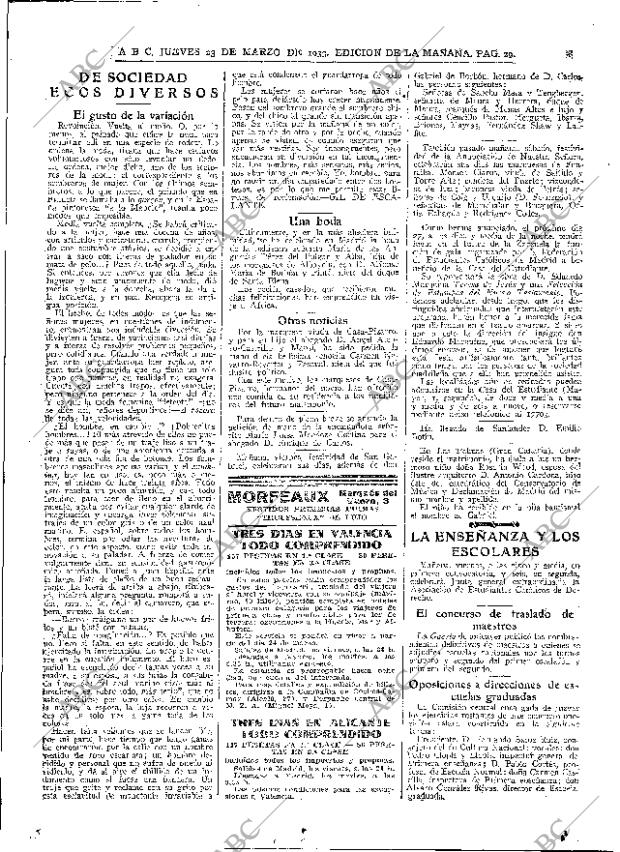 ABC MADRID 23-03-1933 página 29