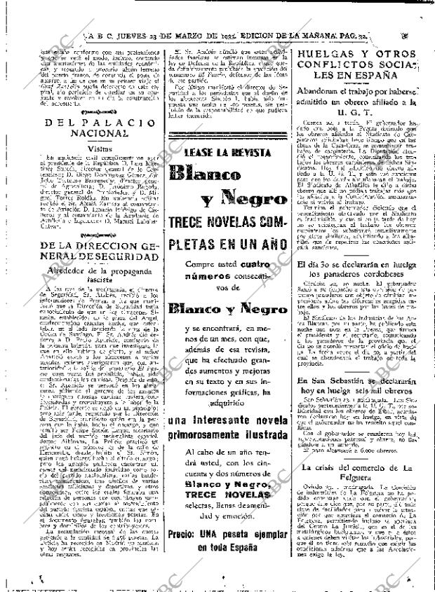 ABC MADRID 23-03-1933 página 32