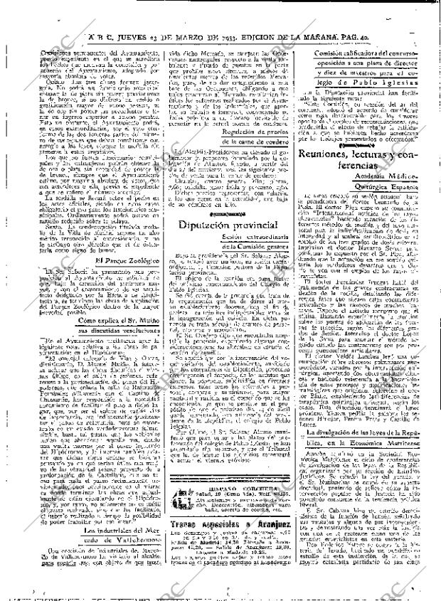 ABC MADRID 23-03-1933 página 40