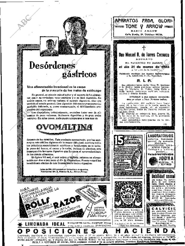 ABC SEVILLA 25-03-1933 página 34