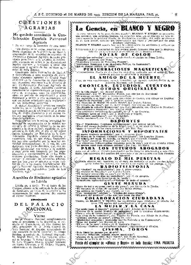 ABC MADRID 26-03-1933 página 37