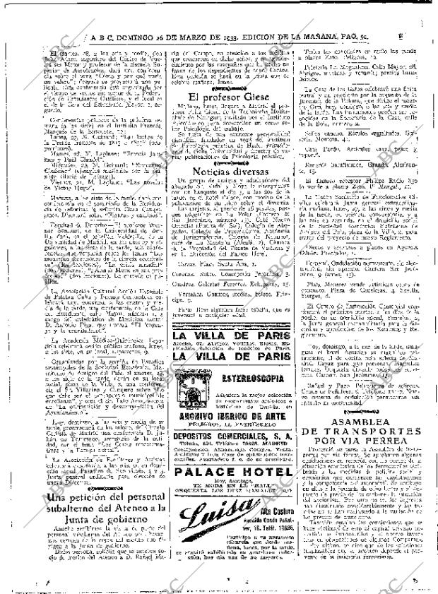 ABC MADRID 26-03-1933 página 50