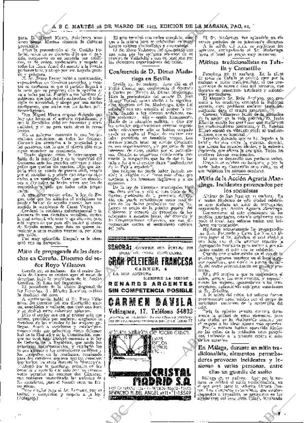 ABC MADRID 28-03-1933 página 21