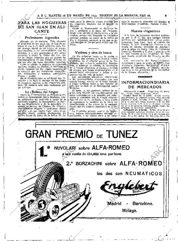 ABC MADRID 28-03-1933 página 26