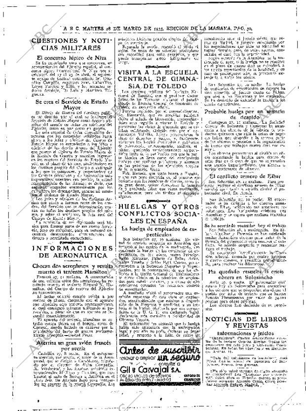 ABC MADRID 28-03-1933 página 30