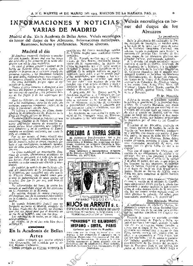 ABC MADRID 28-03-1933 página 37