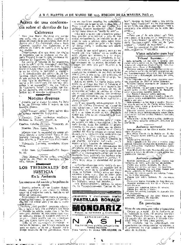 ABC MADRID 28-03-1933 página 40