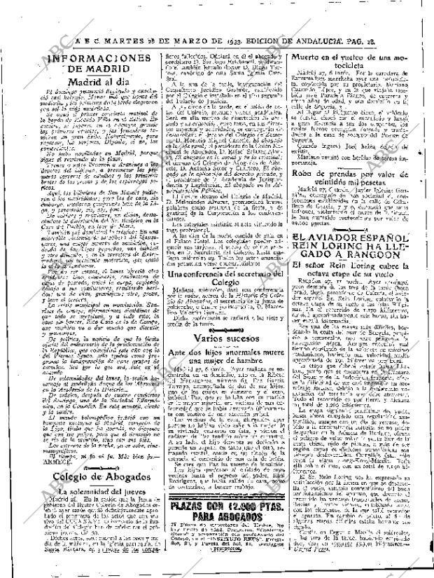ABC SEVILLA 28-03-1933 página 28